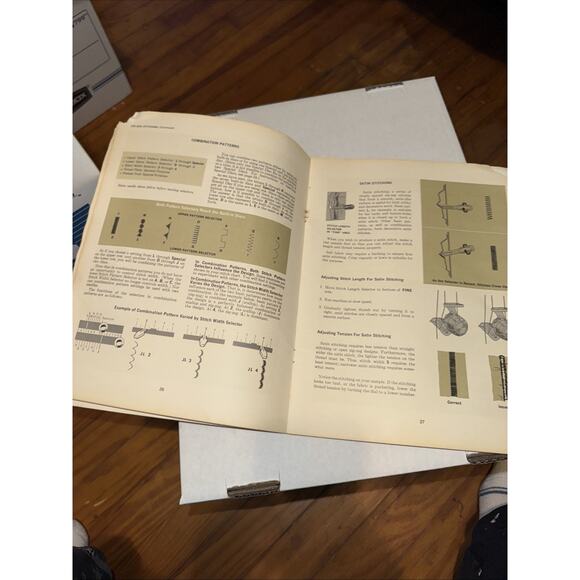 1964 SINGER Touch & Sew Deluxe Zig Zag Sewing Machine Instruction Book ROUGH - Picture 7 of 8